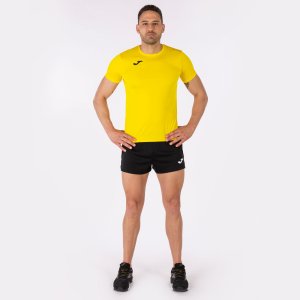 JOMA RECORD II SHORT SLEEVE T-SHIRT YELLOW