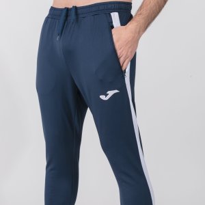 JOMA ADVANCE LONG PANTS NAVY WHITE