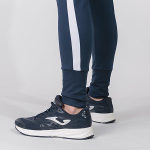 JOMA ADVANCE LONG PANTS NAVY WHITE
