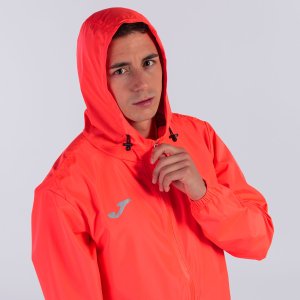 JOMA ELITE VIII RAINCOAT FLUOR CORAL