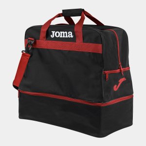 JOMA GRANDE TRAINING III SPORT BAG BLACK RED