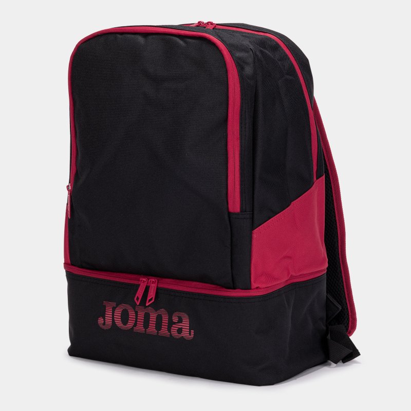 JOMA ESTADIO III BACKPACK BLACK RED