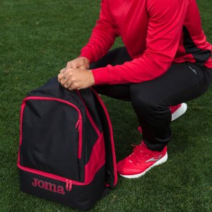 JOMA ESTADIO III BACKPACK BLACK RED