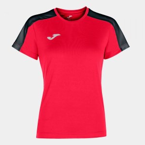 JOMA ACADEMY SHORT SLEEVE T-SHIRT RED BLACK