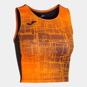 JOMA ELITE VIII TOP BLACK ORANGE