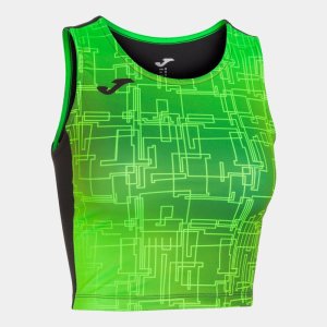 JOMA ELITE VIII TOP BLACK FLUOR GREEN