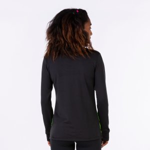JOMA ELITE VIII SWEATSHIRT BLACK FLUOR GREEN