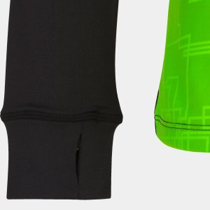 JOMA ELITE VIII SWEATSHIRT BLACK FLUOR GREEN