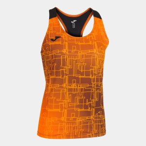 JOMA ELITE VIII TANK TOP ORANGE BLACK