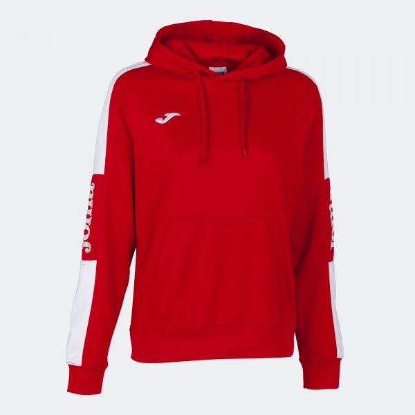JOMA CHAMPIONSHIP IV HOODIE RED WHITE