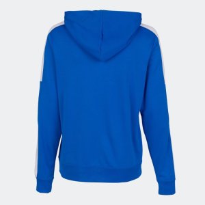 JOMA CHAMPIONSHIP IV HOODIE ROYAL WHITE