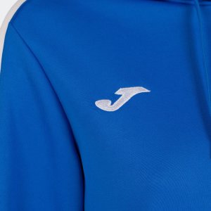 JOMA CHAMPIONSHIP IV HOODIE ROYAL WHITE