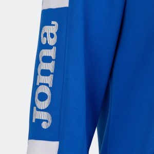 JOMA CHAMPIONSHIP IV HOODIE ROYAL WHITE