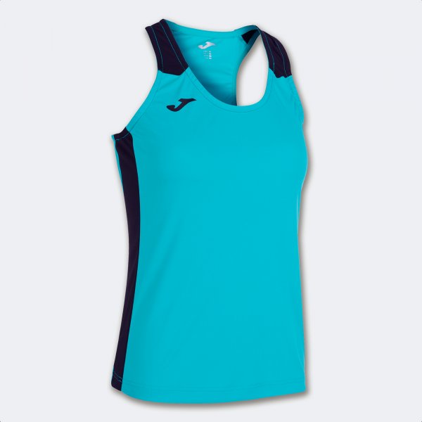 JOMA RECORD II TANK TOP FLUOR TURQUOISE-NAVY