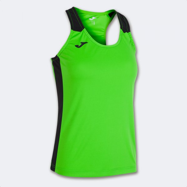 JOMA RECORD II TANK TOP FLUOR GREEN BLACK
