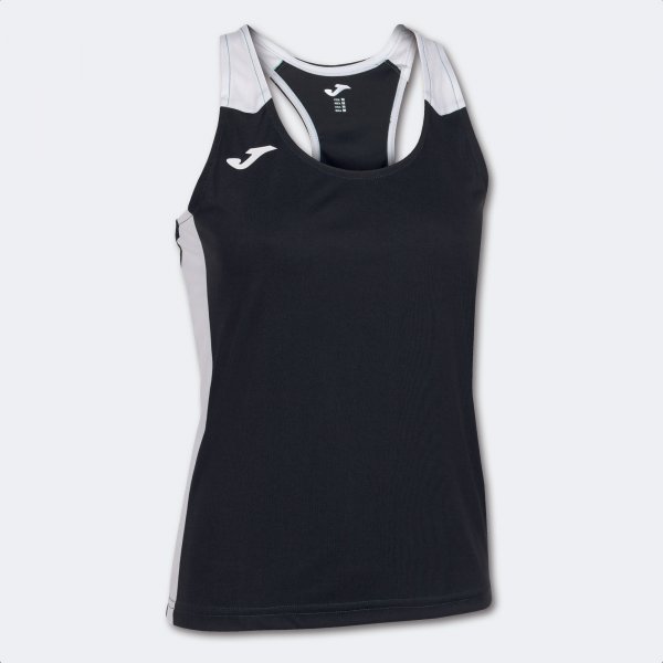 JOMA RECORD II TANK TOP BLACK WHITE