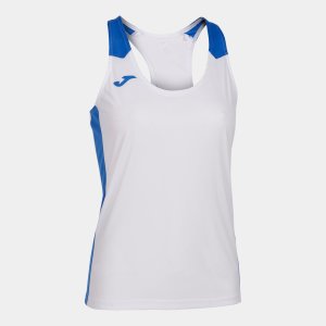 JOMA RECORD II TANK TOP WHITE ROYAL