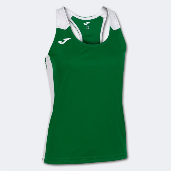 JOMA RECORD II TANK TOP GREEN WHITE