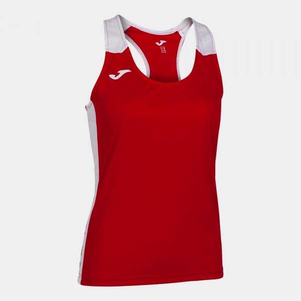 JOMA RECORD II TANK TOP RED WHITE