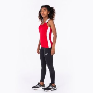 JOMA RECORD II TANK TOP RED WHITE
