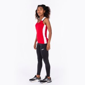 JOMA RECORD II TANK TOP RED WHITE