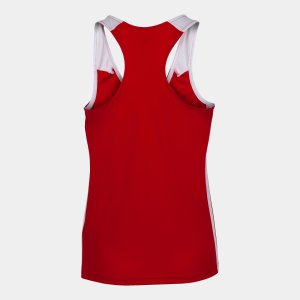 JOMA RECORD II TANK TOP RED WHITE