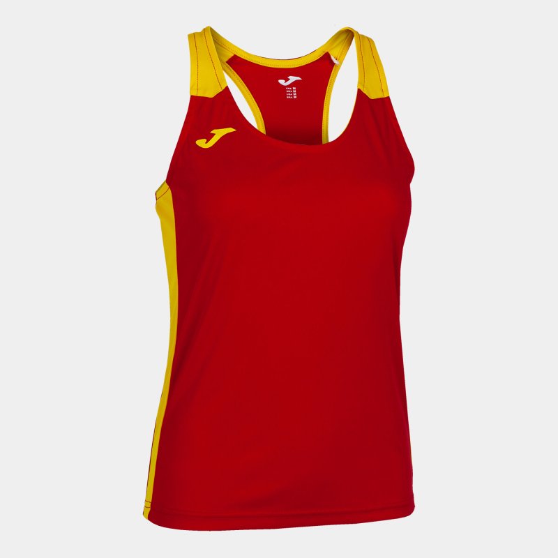 JOMA RECORD II TANK TOP RED YELLOW