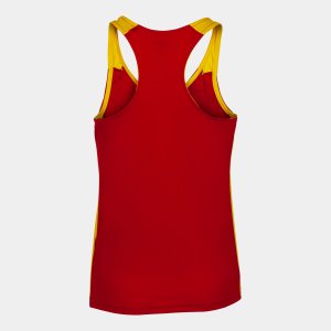 JOMA RECORD II TANK TOP RED YELLOW