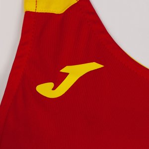 JOMA RECORD II TANK TOP RED YELLOW