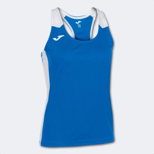 JOMA RECORD II TANK TOP ROYAL WHITE