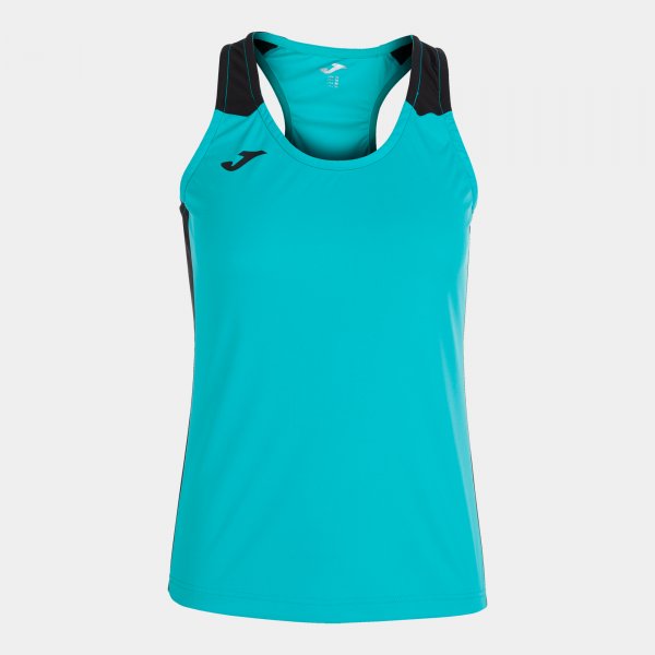 JOMA RECORD II TANK TOP TURQUOISE BLACK