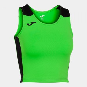 JOMA RECORD II TOP FLUOR GREEN BLACK