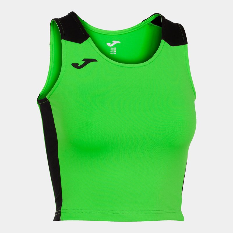 JOMA RECORD II TOP FLUOR GREEN BLACK
