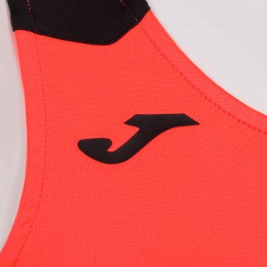 JOMA RECORD II TOP FLUOR CORAL BLACK