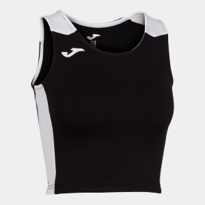 JOMA RECORD II TOP BLACK WHITE