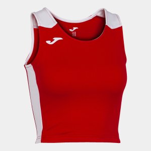JOMA RECORD II TOP RED WHITE