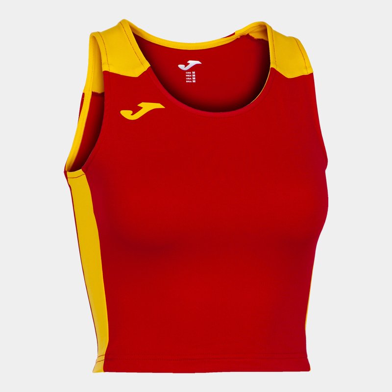 JOMA RECORD II TOP RED YELLOW