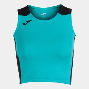 JOMA RECORD II TOP TURQUOISE BLACK