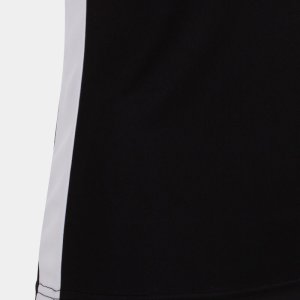JOMA RECORD II SHORT SLEEVE T-SHIRT BLACK WHITE
