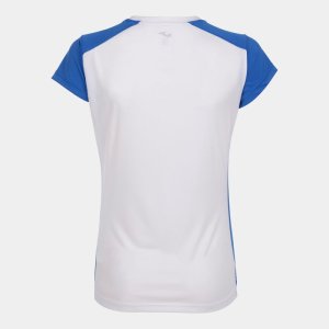 JOMA RECORD II SHORT SLEEVE T-SHIRT WHITE ROYAL