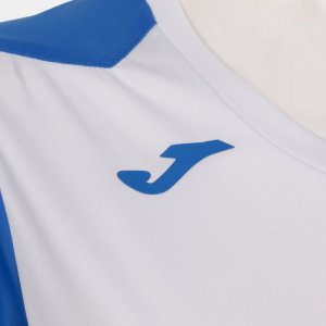 JOMA RECORD II SHORT SLEEVE T-SHIRT WHITE ROYAL