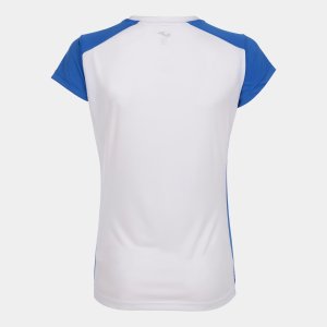 JOMA RECORD II SHORT SLEEVE T-SHIRT WHITE ROYAL