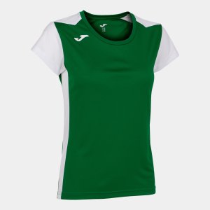 JOMA RECORD II SHORT SLEEVE T-SHIRT GREEN WHITE
