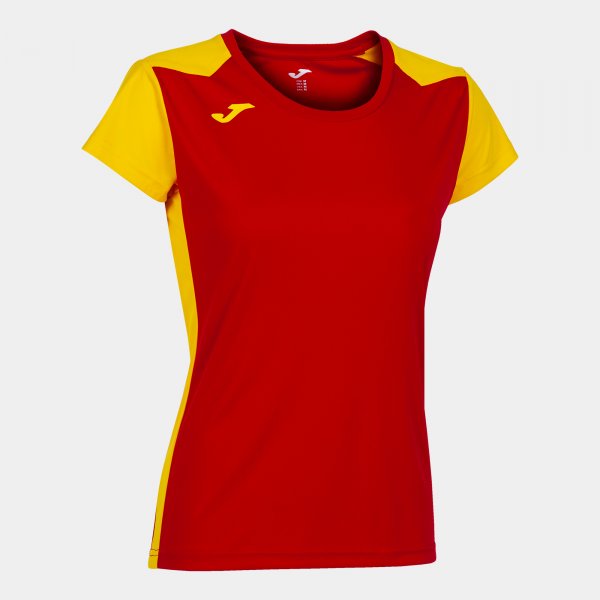 JOMA RECORD II SHORT SLEEVE T-SHIRT RED YELLOW