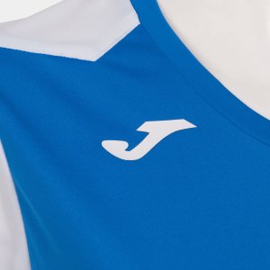 JOMA RECORD II SHORT SLEEVE T-SHIRT ROYAL WHITE