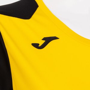 JOMA RECORD II SHORT SLEEVE T-SHIRT YELLOW BLACK