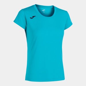 JOMA RECORD II SHORT SLEEVE T-SHIRT FLUOR TURQUOISE