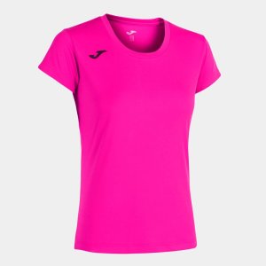 JOMA RECORD II SHORT SLEEVE T-SHIRT FLUOR PINK