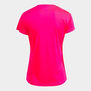 JOMA RECORD II SHORT SLEEVE T-SHIRT FLUOR PINK
