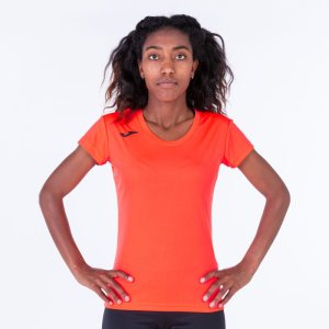JOMA RECORD II SHORT SLEEVE T-SHIRT FLUOR CORAL